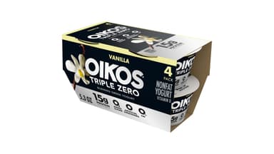 Oikos Vanilla Triple Zero Nonfat Greek Yogurt Cups