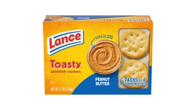 Lance Toasty Peanut Butter Sandwich Crackers