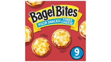 Bagel Bites Three Cheese Frozen Mini Pizza Bagels Snacks