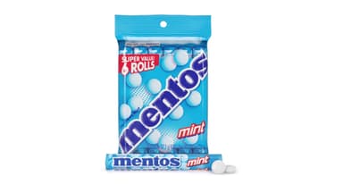 Mentos Refreshing Mint Flavored Chewy Candy Rolls