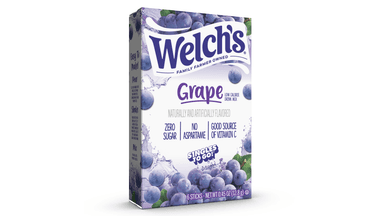 Welch's Singles to Go! Zero Sugar Low-Calorie Grape Drink Mix