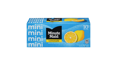 Minute Maid Zero Sugar Lemonade Cans Fridge