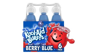 Kool Aid Bursts Berry Blue Artificially Flavored Soda