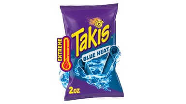 Blue Takis Extreme Heat Rolled Tortilla Chips