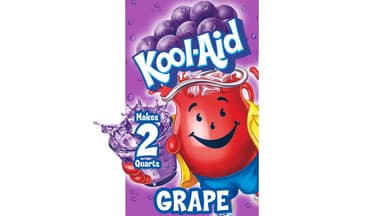 Kool Aid Caffeine Free Unsweetened Grape Powdered Drink Mix Packet