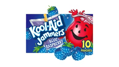 Kool Aid Jammers Blue Raspberry Flavored Juice Drink