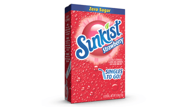 Sunkist Sugar-Free Strawberry Drink